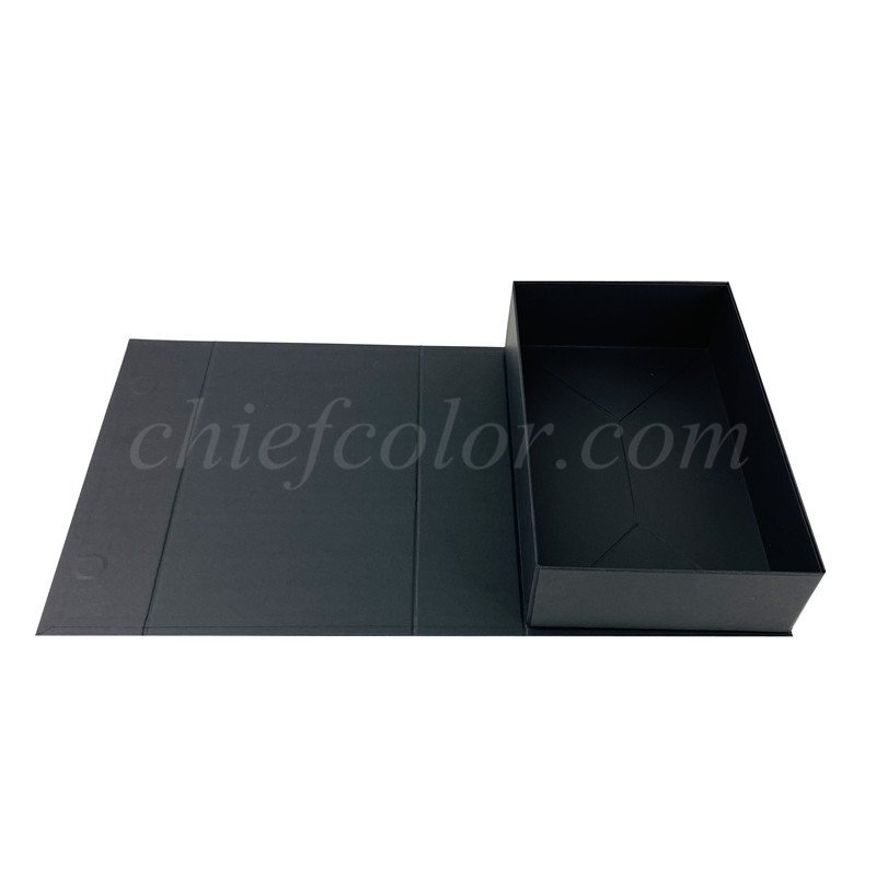 Black and White Magnetic Foldable Kraft Gift Boxes
