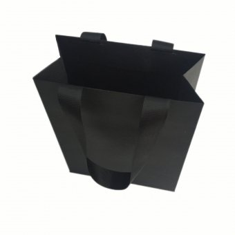 Black Luxury Kraft Paper Carrier Bags
