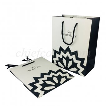 Branded Paper Bags With Cotton Rope Handles