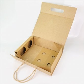 Foldable Gift Boxes For Wine Glasses