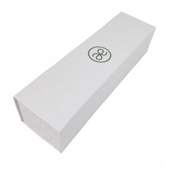 White Foldable Gift Box With Magnetic Lid