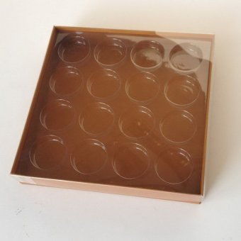 SBS Folding Carton With Clear PET Tray