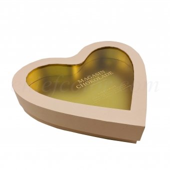 Rigid Heart Shape Gift Box For Chocolate